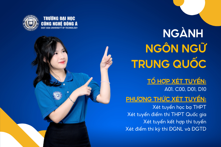 Phương thức xét tuyển ngành Ngôn ngữ Trung Quốc tại EAUT