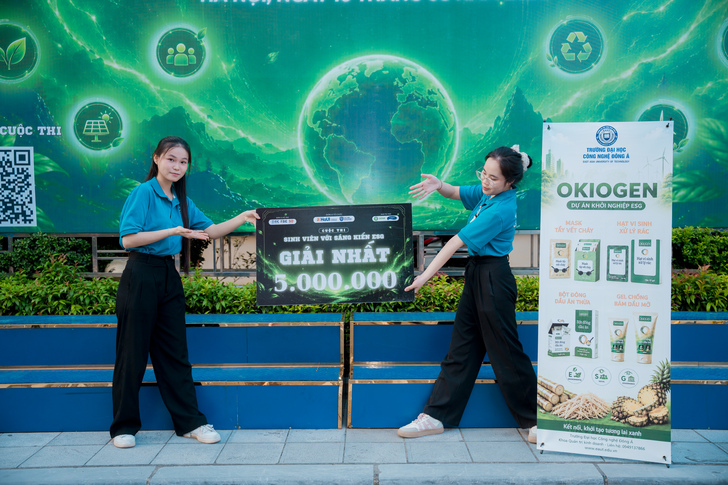 OKIOGEN EAUT xuất sắc giành Giải Nhất cuộc thi Sinh viên với sáng kiến ESG 2026 17 A7400739